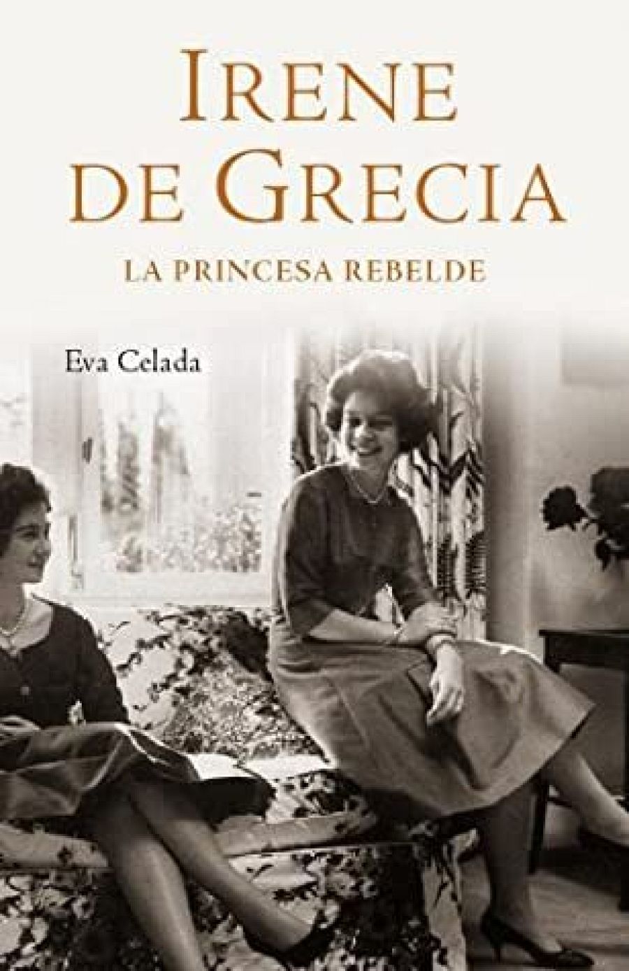 Irene de Grecia con su biógrafa, Eva Celada