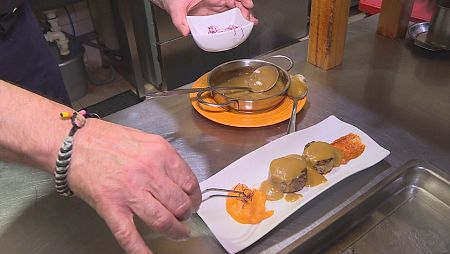 Tapa elaborada con azafrán