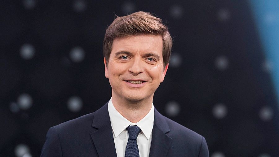 Marc Giro, al plató del seu programa 'LateXou amb Marc Giró'