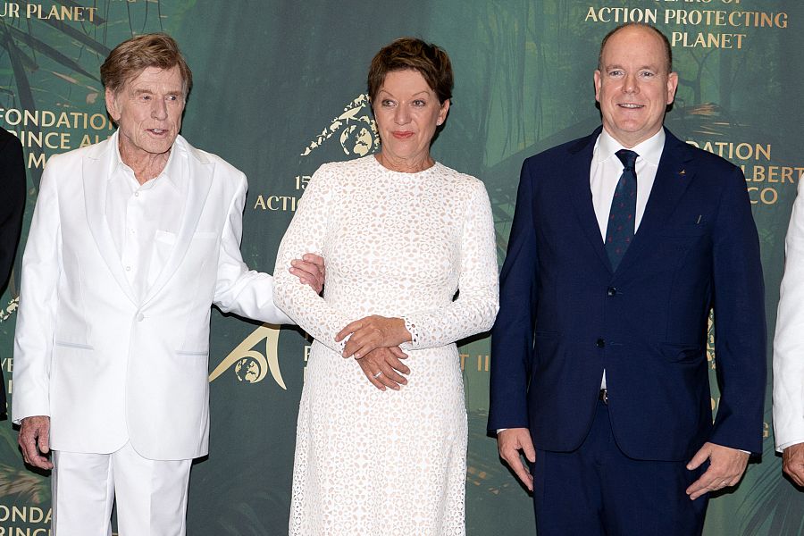 Imagen de Robert Redford en un acto público en Mónaco, octubre de 2021