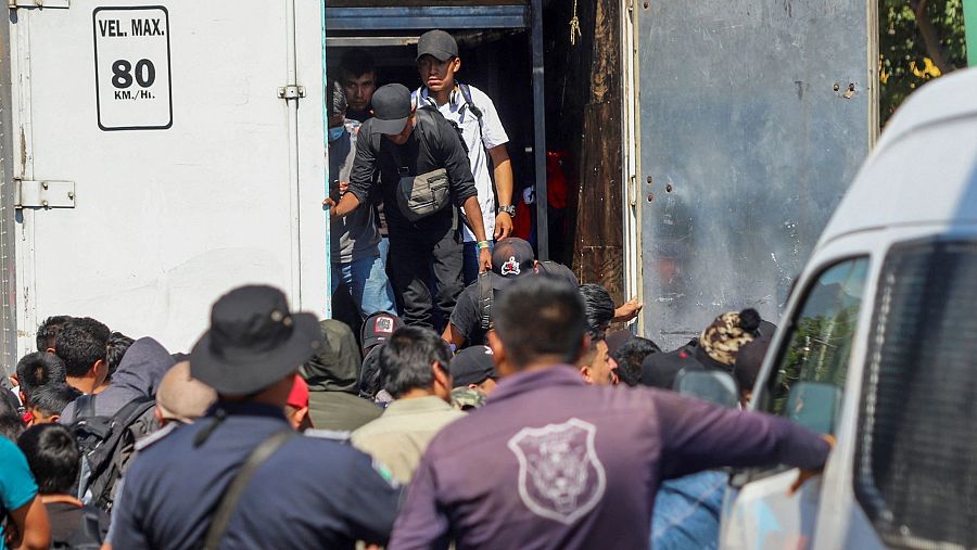 Rescatados 250 migrantes en México