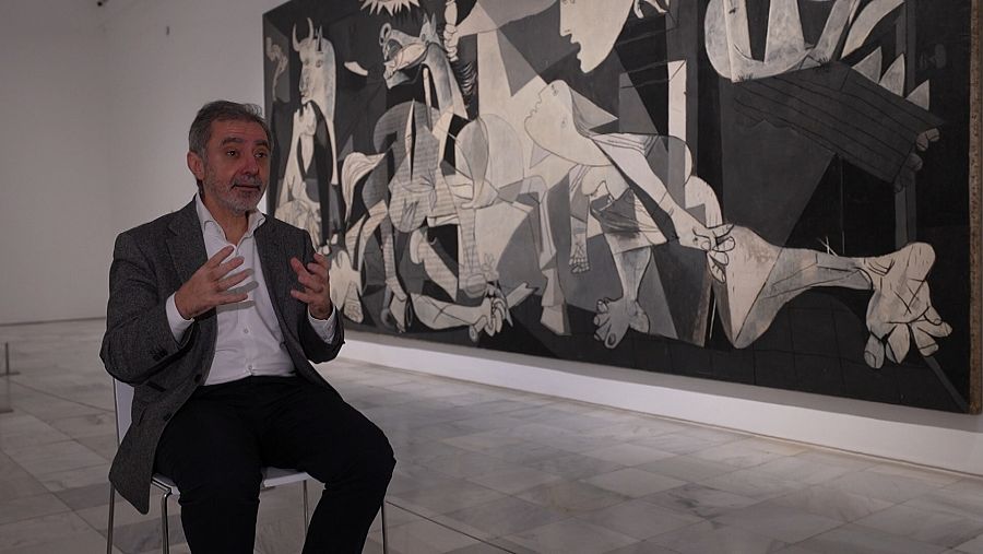 El director del Museo Nacional Centro Reina Sofía, Manuel borja-Villel, contesta las preguntas de 