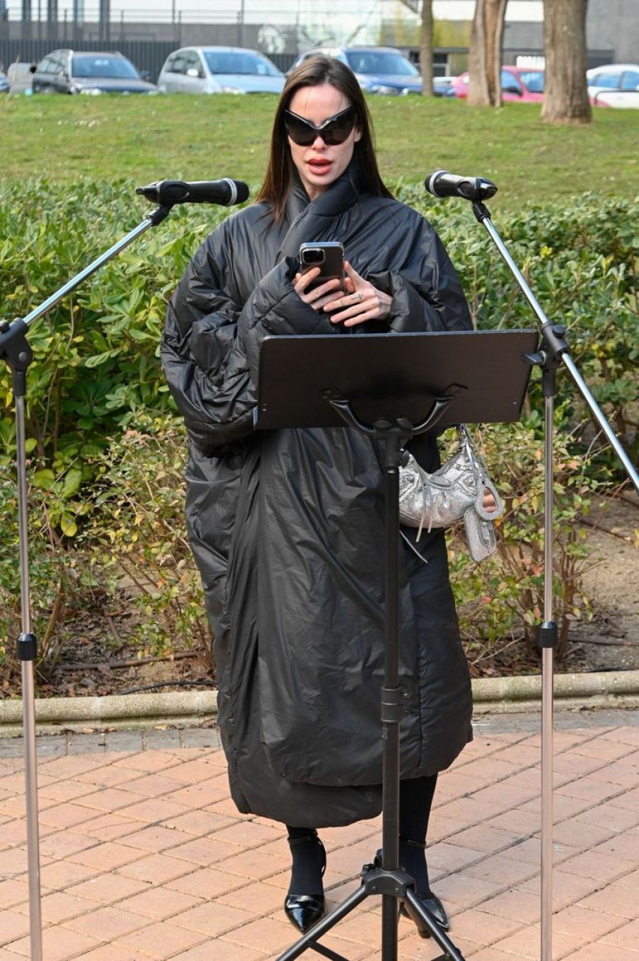 María Forqué durante el homenaje a su madre este 19 de enero