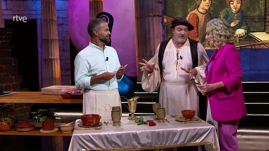 El chef Gonzalo de D'Ambrosio y el historiador Javier Traité