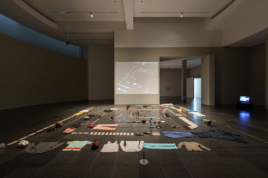 Vista de la exposición ¿María Teresa Hincapié. Si este fuera un principio de infinito¿ MACBA Barcelona 2022