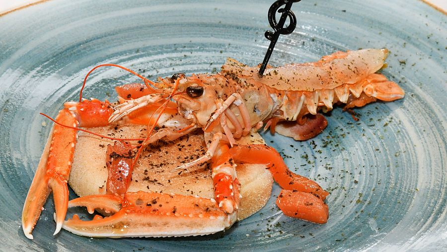 Tapa de La sirenita (La cava aragonesa)