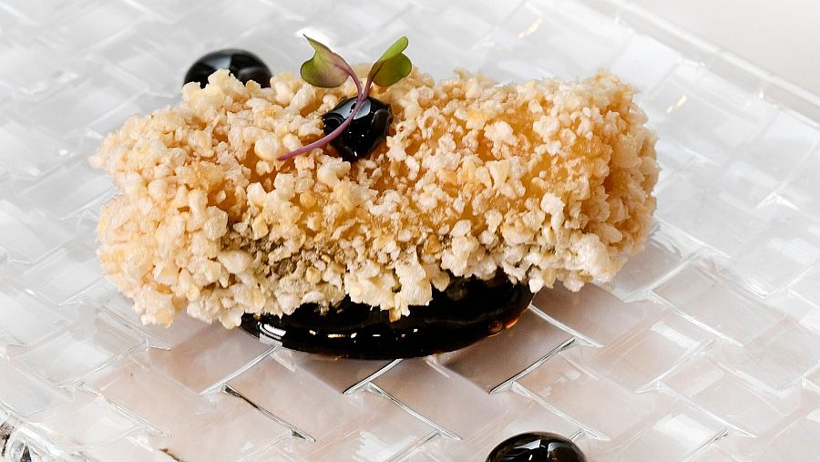 Receta de roll de bacalao y torrezno (La tabernita del sur)