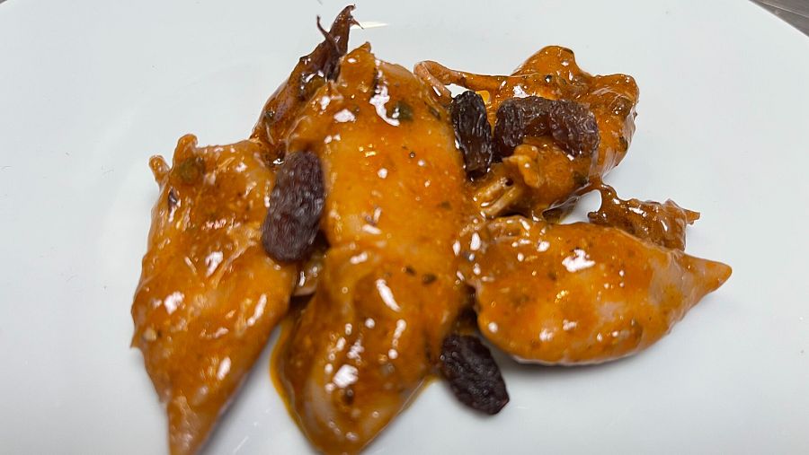 Tapa Dulce calamar (Los Peces)