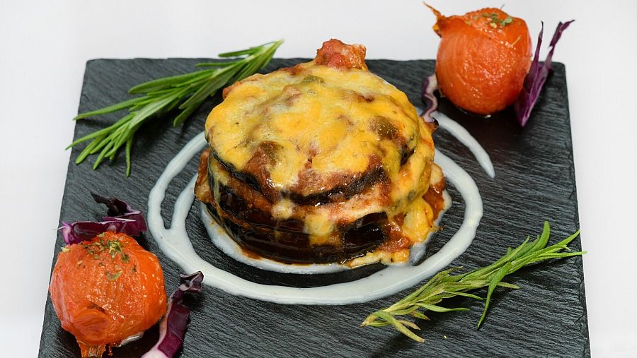 Mini lasaña de chili