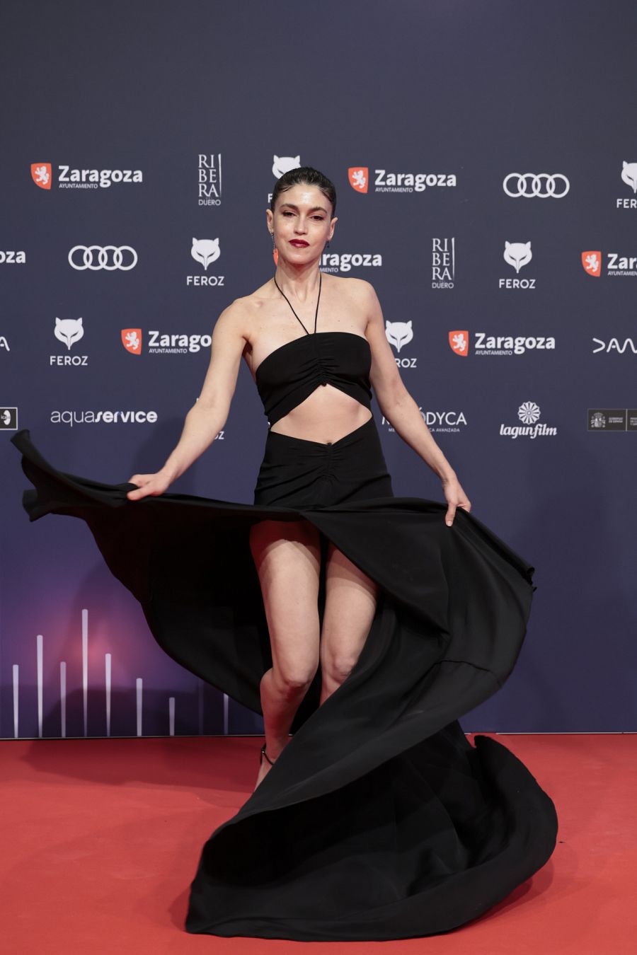 Nerea Barros en la alfombra de los Premios Feroz 2023