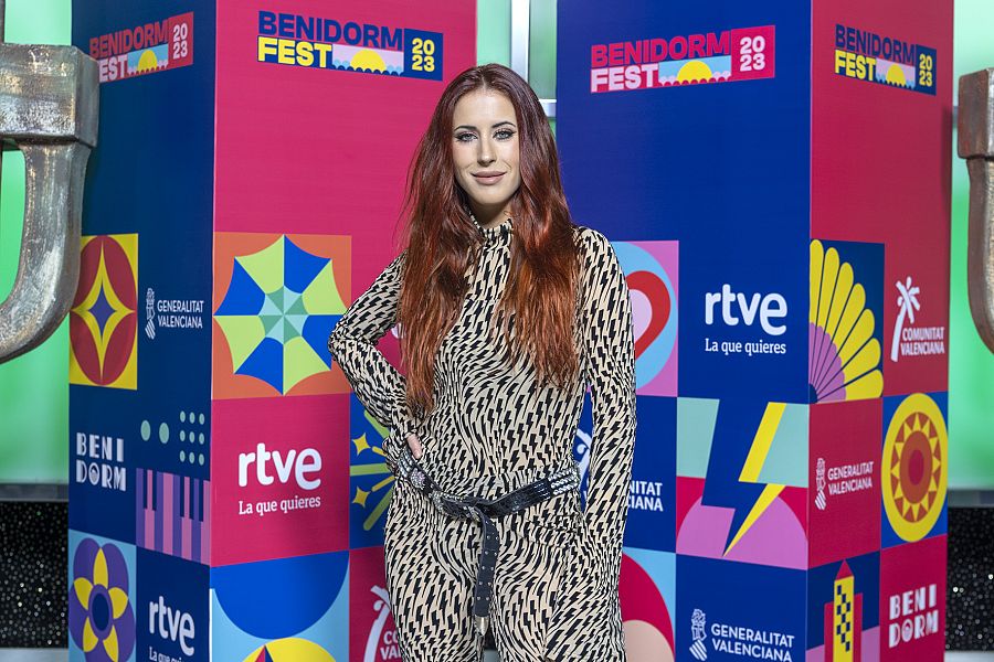 Vicco en la alfombra naranja del Benidorm Fest