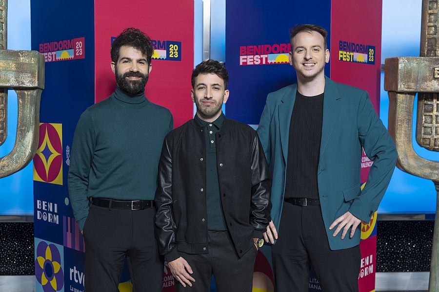 Siderland en la alfombra naranja del Benidorm Fest
