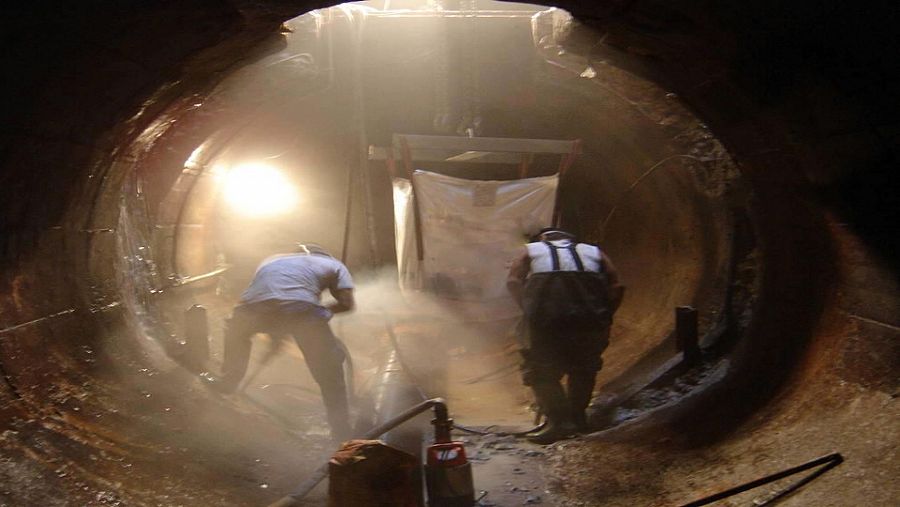 Desdoblamiento del túnel hidráulico que transporta el agua más de 50 km desde Cardedeu hasta Barcelona