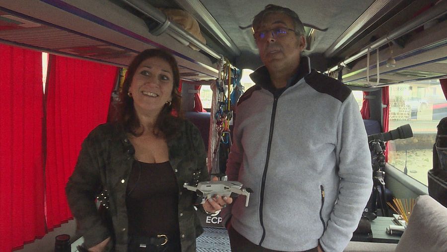 Alberto Casás y Danielle Wikman en busca de OVNI