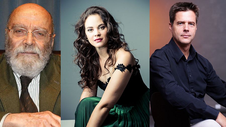 Luis de Pablo, Regula Muhlemann y Christoph Koenig