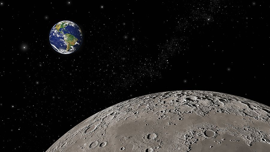 La Luna se distancia de la Tierra