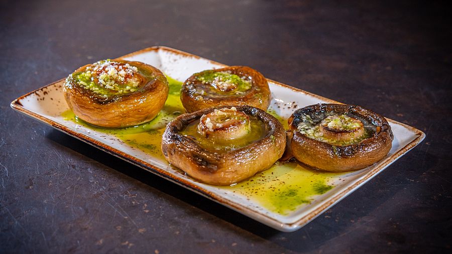 ¿Cómo freír champiñones?