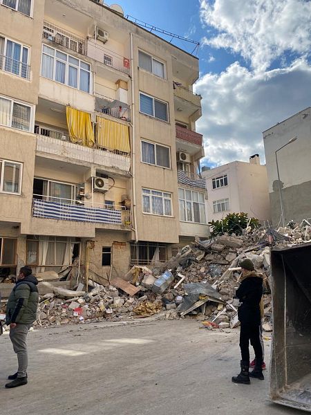 Escombros en Iskenderun, turquía