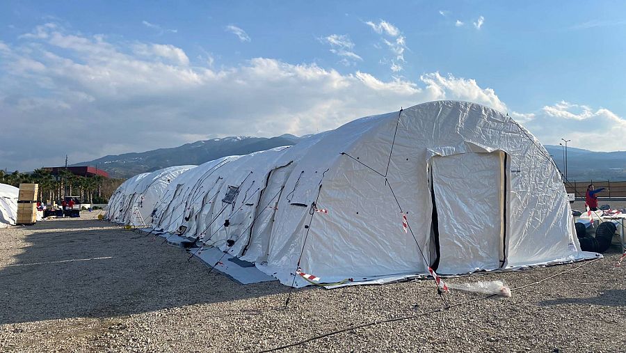 Hospital de campaña entre Iskenderun y Antioquia