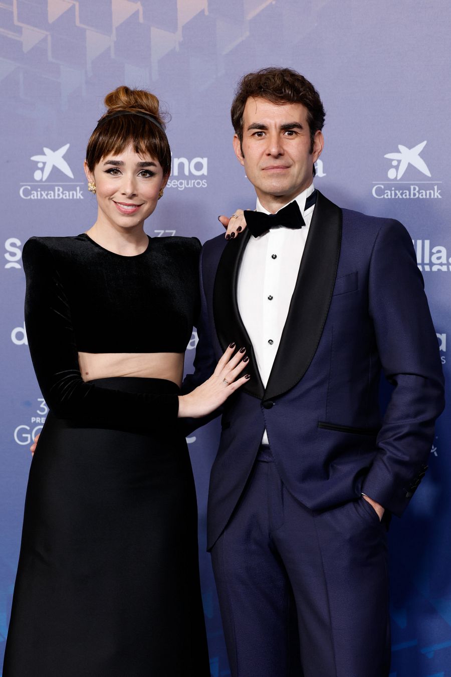 Candela Serrat y Daniel Muriel en la alfombra roja de los Premios Goya 2023