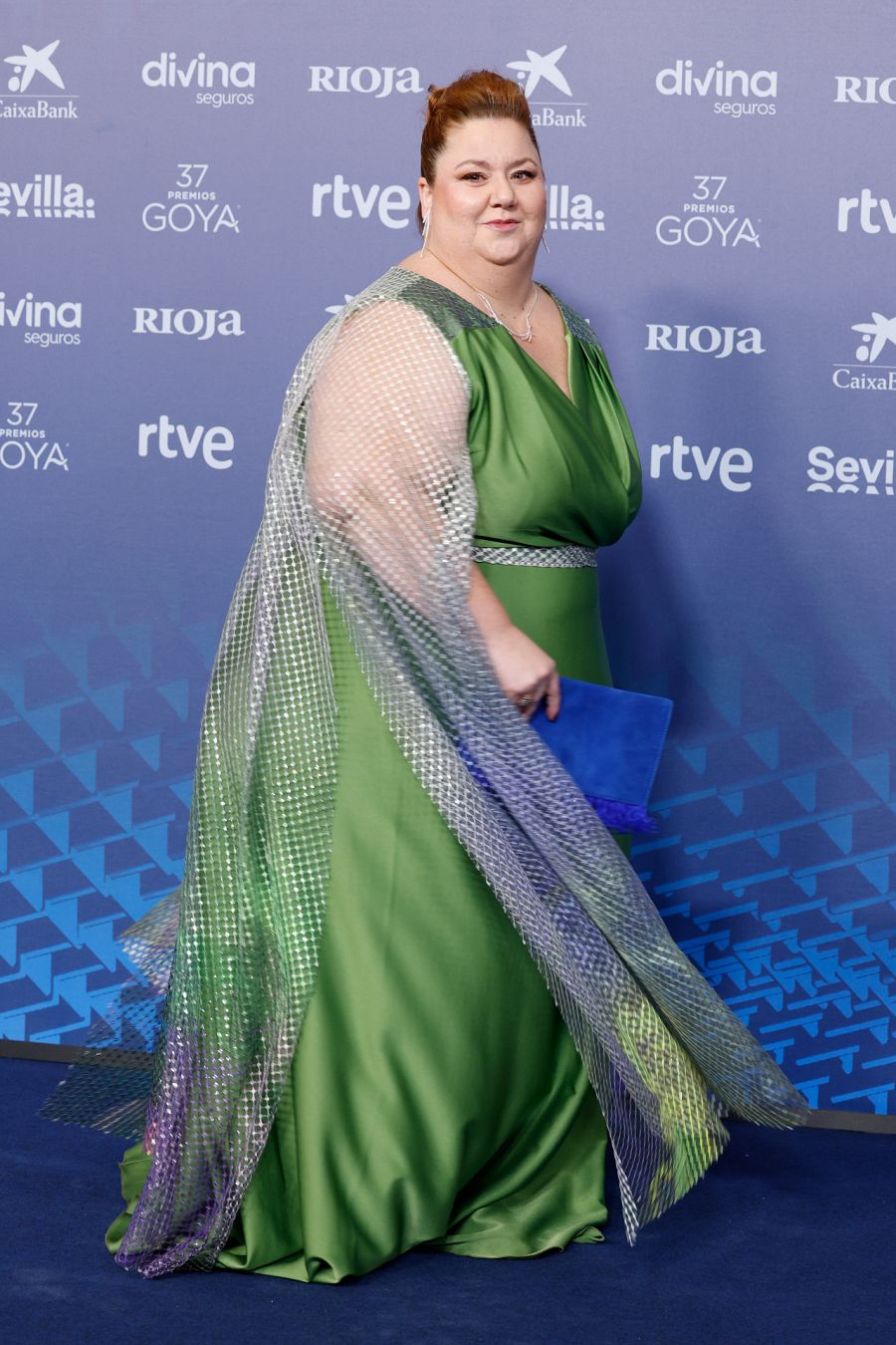 Itziar Castro en la alfombra roja de los Premios Goya 2023