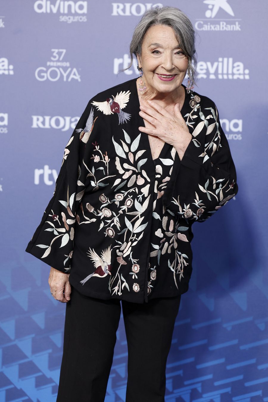 Petra Martínez en la alfombra roja de los Premios Goya 2023