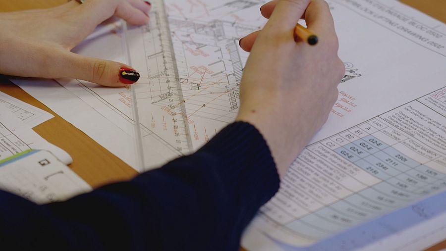 Solène Lallarta en su trabajao