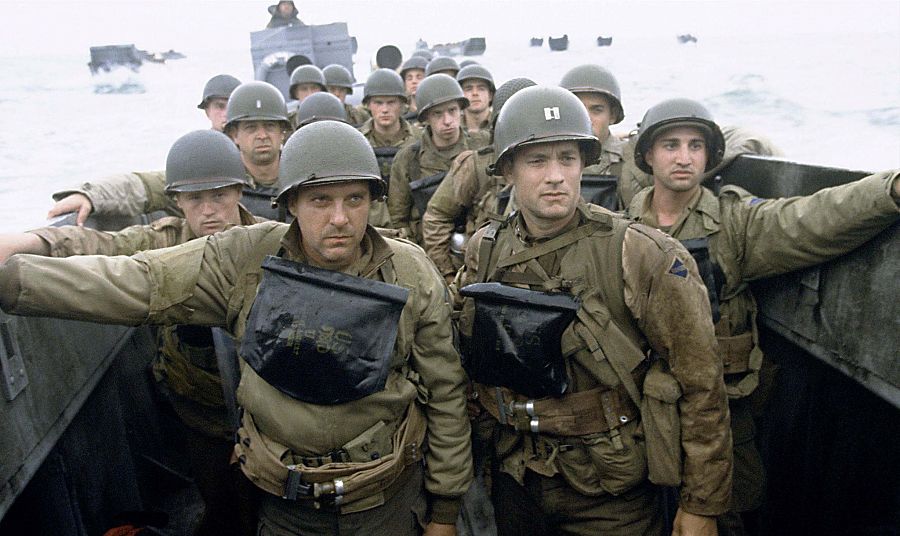 Fotograma de Tom Sizemore y Tom Hanks en 'Salvar al soldado Ryan'