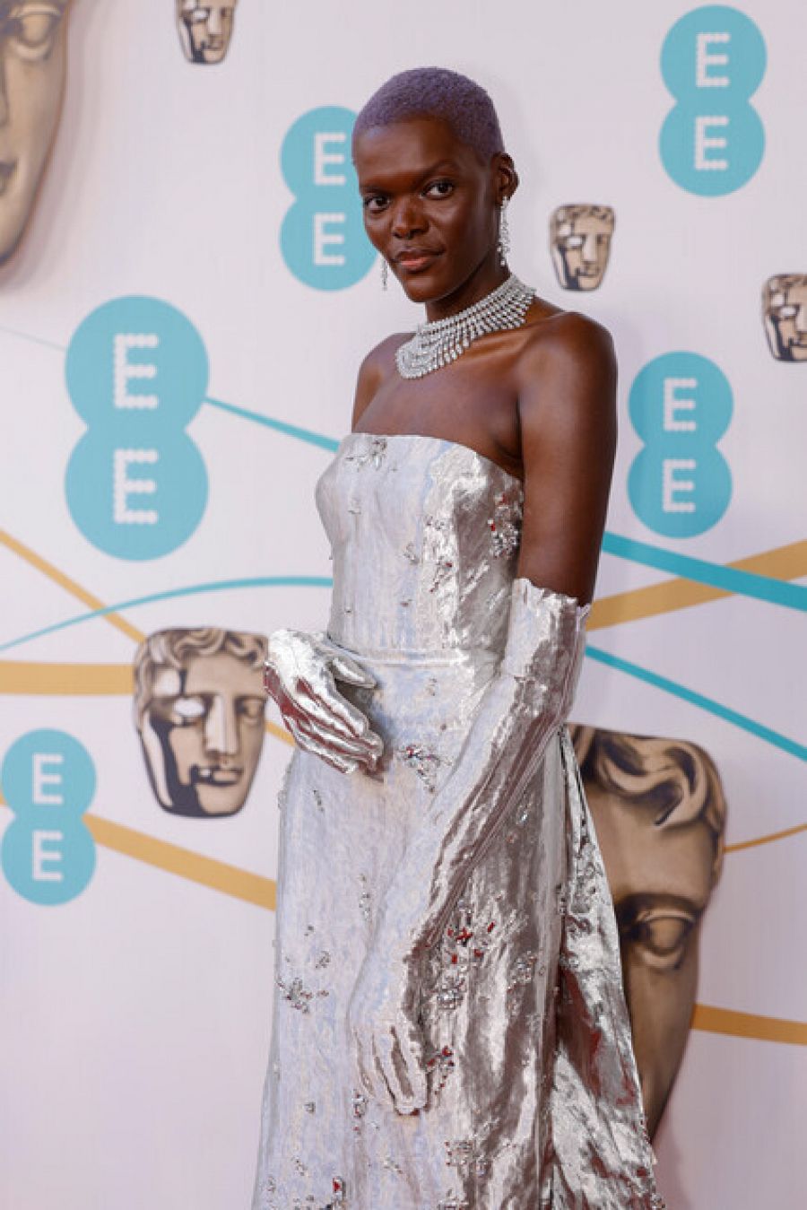 Premios Bafta: Sheila Atim con look de Prada