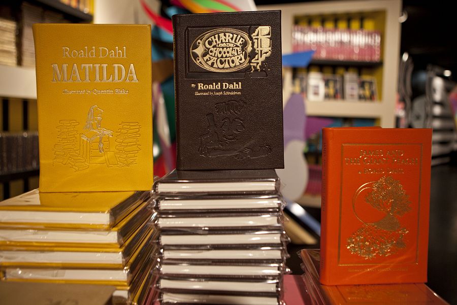 Libros de Roald Dahl en una librería de Nueva York.