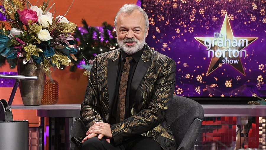 Graham Norton presentando 'The Graham Norton Show'