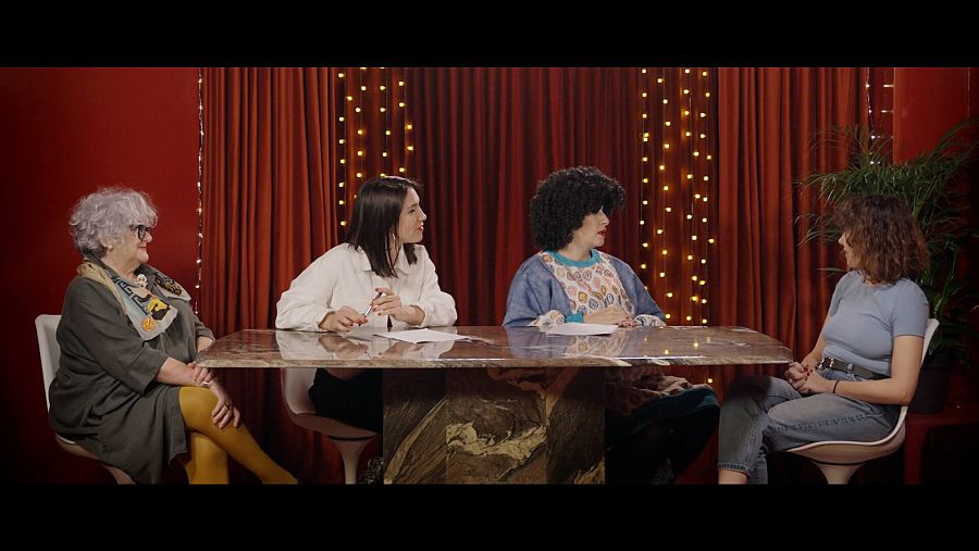 Secció de videopodcast amb l'actriu Andrea Ros