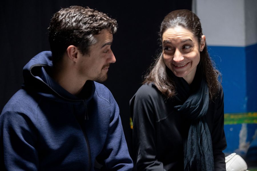 Los hermanos Laura y Javier Fernández