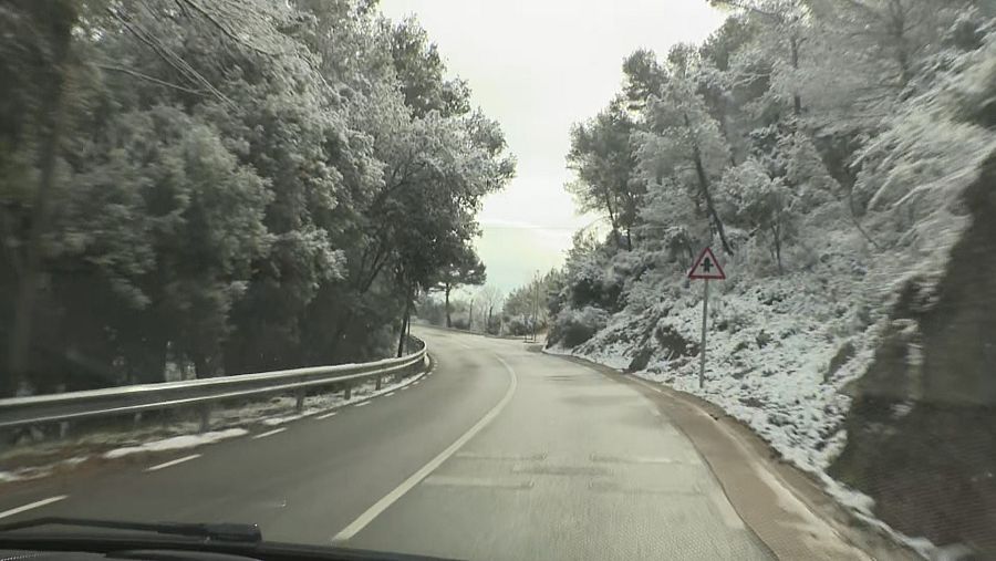 Matadepera ha rebut la neu de la borrasca Juliette