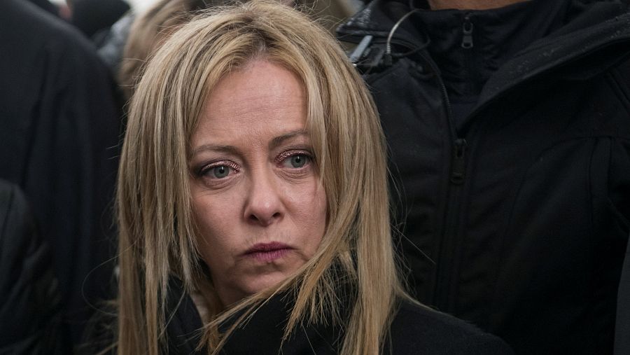 Imagen de archivo de la primera ministra italiana, Giorgia Meloni