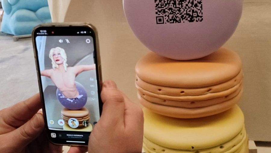 Primer ninot realidad aumentada palleter