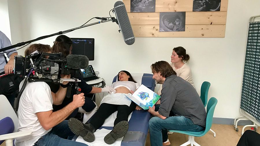 Ensayo clínico en embarazo comunicación entre padre e hijo