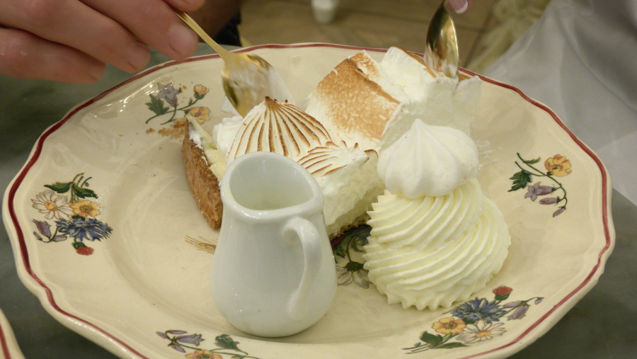 Tarta de limón y merengue