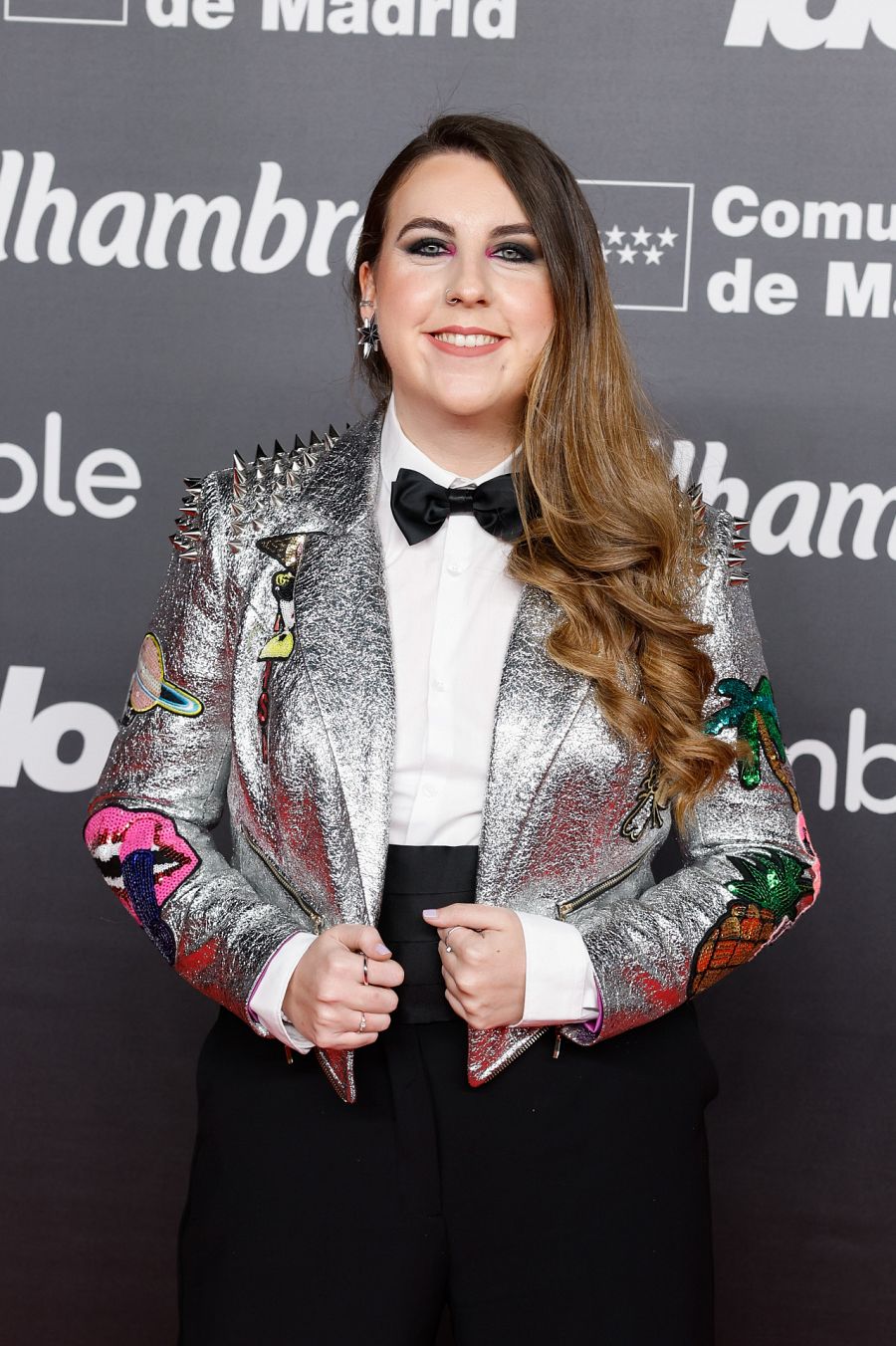 Carolina Iglesias en la alfombra roja de los Premios Ídolo
