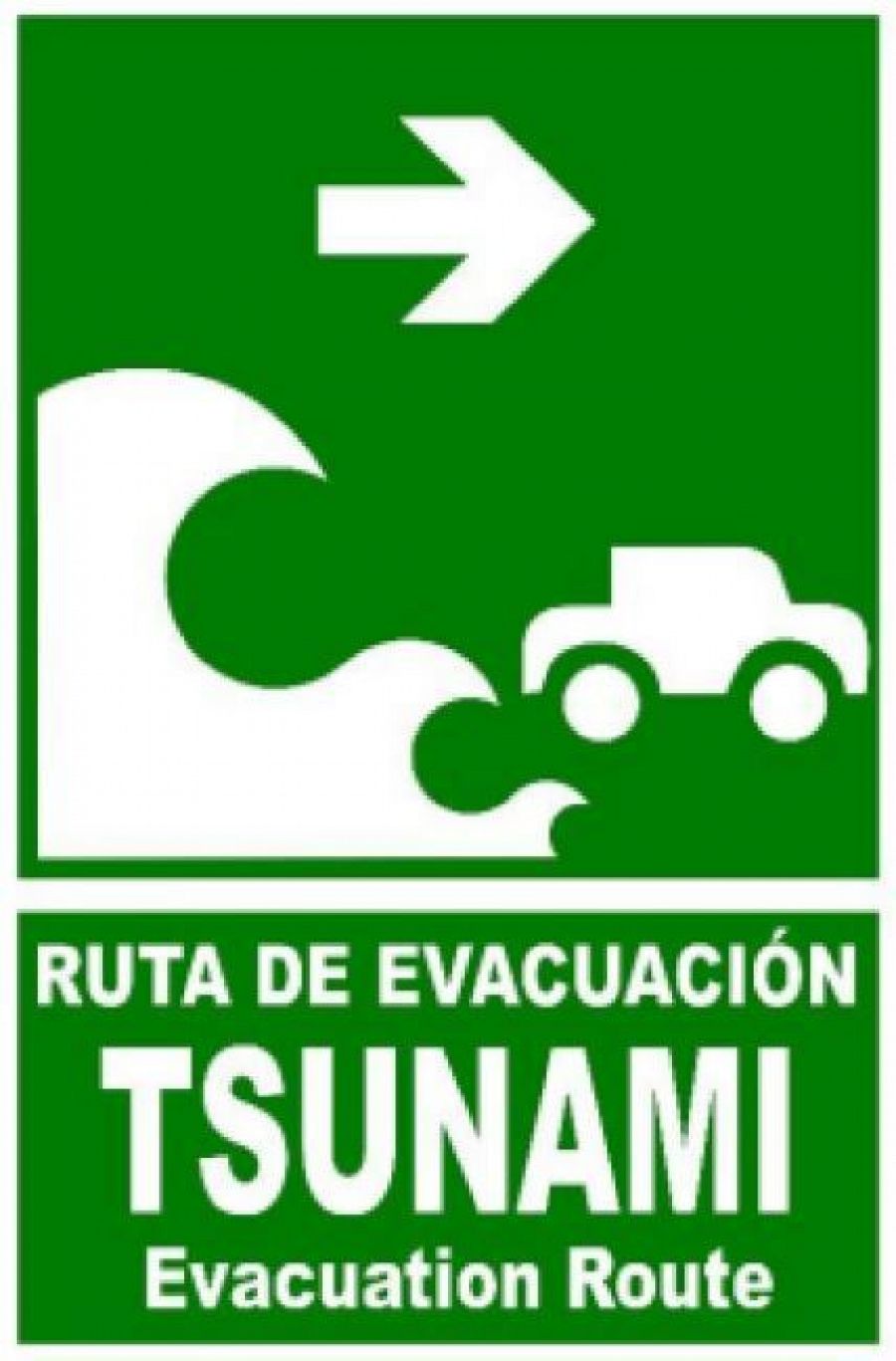 Ruta de evacuación de vehículos