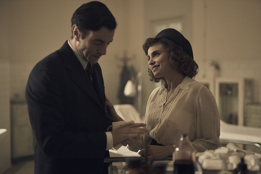 Javier Rey y Verónica Echegue en 'Los pacientes del doctor García'