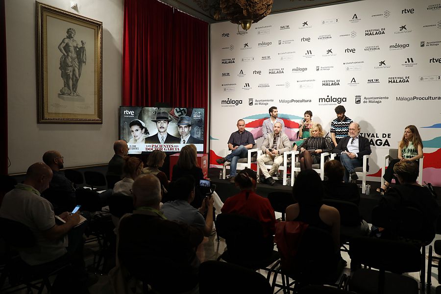 Rueda de prensa de 'Los pacientes del doctor García' en Málaga