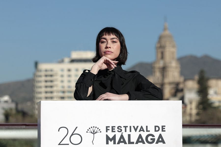 Greta Fernandez en la presentación de 'Unicornios' en el 26 Festival de Málaga