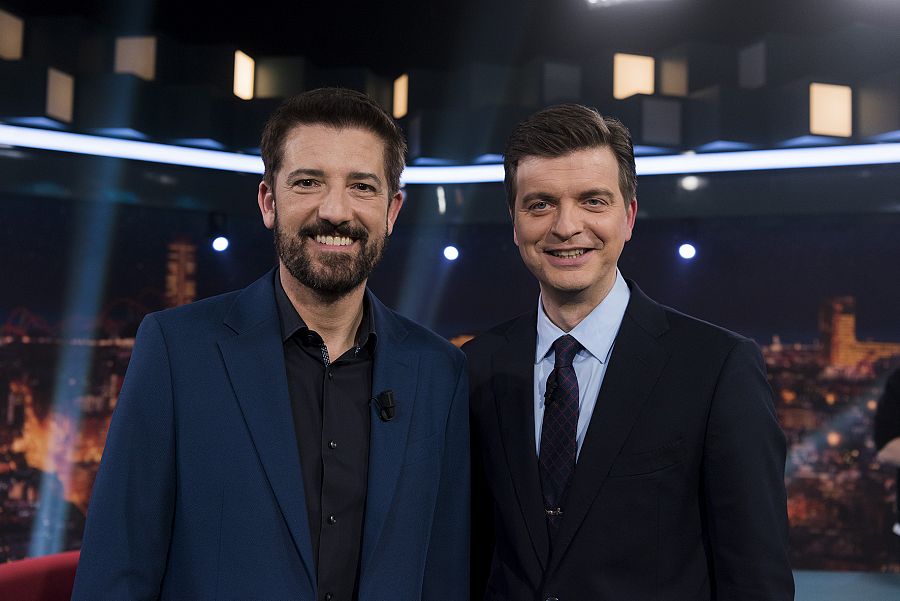 Toni Cruanyes i Marc Giró es retroben al plató del 'Late Xou'