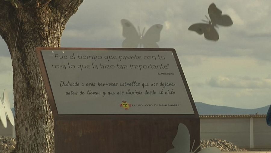 Placa en recuerdo de los bebés estrella