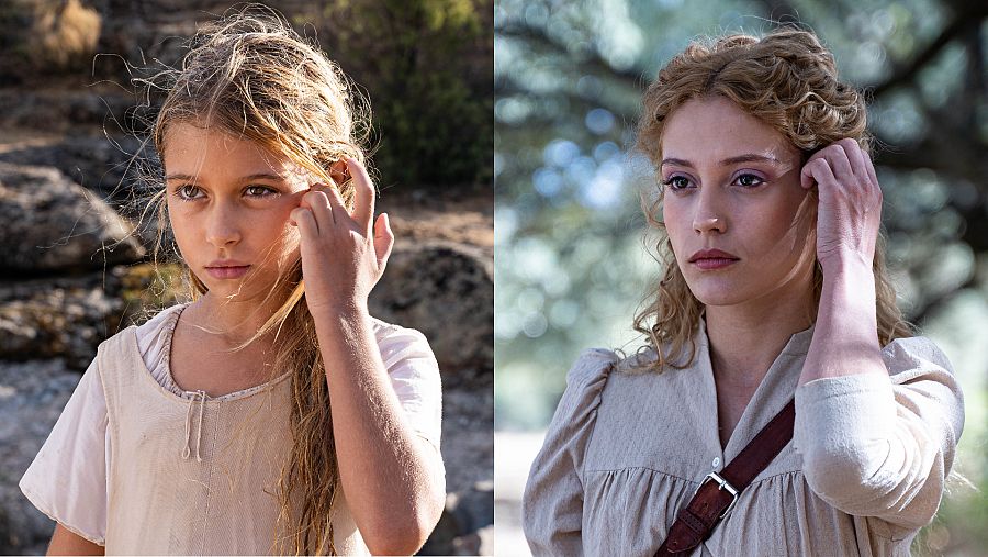 El gesto de Jana de niña y de joven y que ha hecho recordar a Rómulo