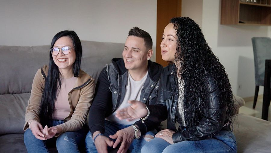 La Liliana, l'Angie i el Brian tenen una relació molt especial