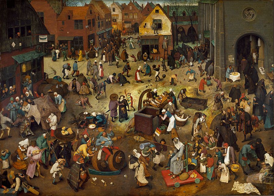 Fight between Carnival and Lent, 1559 by Pieter Bruegel the Elder