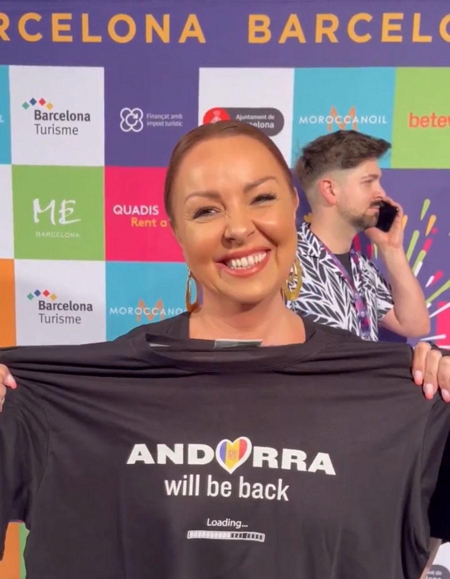  Susanne Georgi, la última representante de Andorra en Eurovisión, quiere que el Principado vuelva al festival
