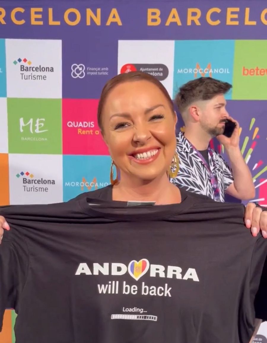Susanne Georgi, la última representante de Andorra en Eurovisión, quiere que el Principado vuelva al festival